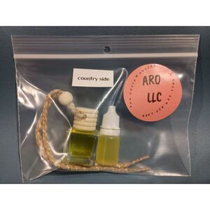 "Country Side" Hanging Car Diffuser- 8 ml plus refill
